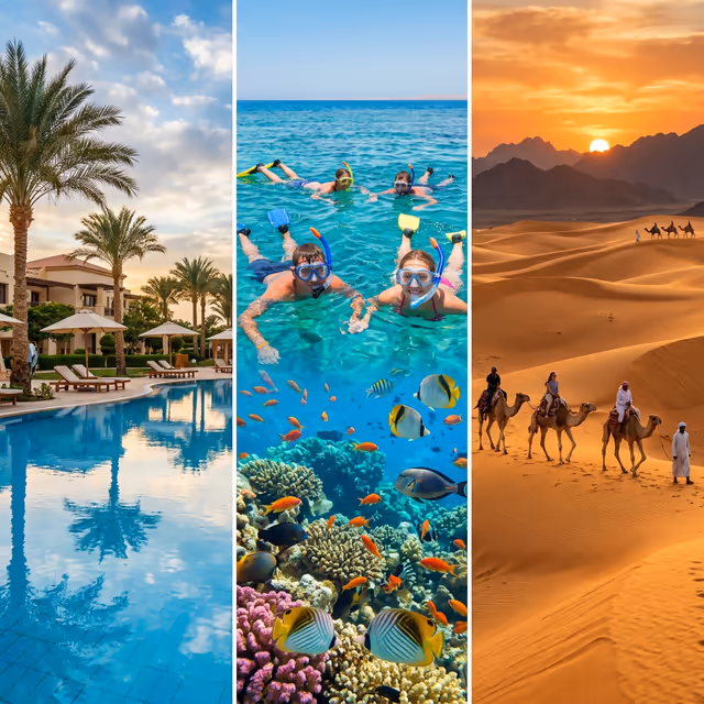 Travel activities in Sharm El-Sheikh – boat trips, safaris, and water sports